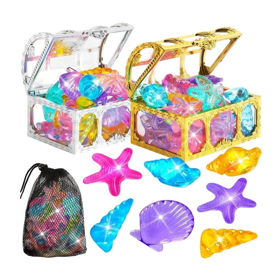 Knisume Diving Treasure Set with Mesh Bag, Sinkable Diamond Gems for Pool Games - Summer Swimming Toy for Underwater Play, Interactive Beach & Pool Water Toy Collection,Colored