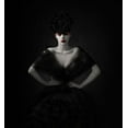 thumbnail image 2 of Sanchez, Alfredo 12x13 Gold Ornate Wood Framed with Double Matting Museum Art Print Titled - The Black Rose...., 2 of 4