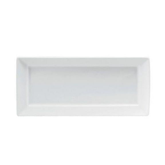 Oneida R4020000383 14.5 x 7 in. Fusion Platter  White