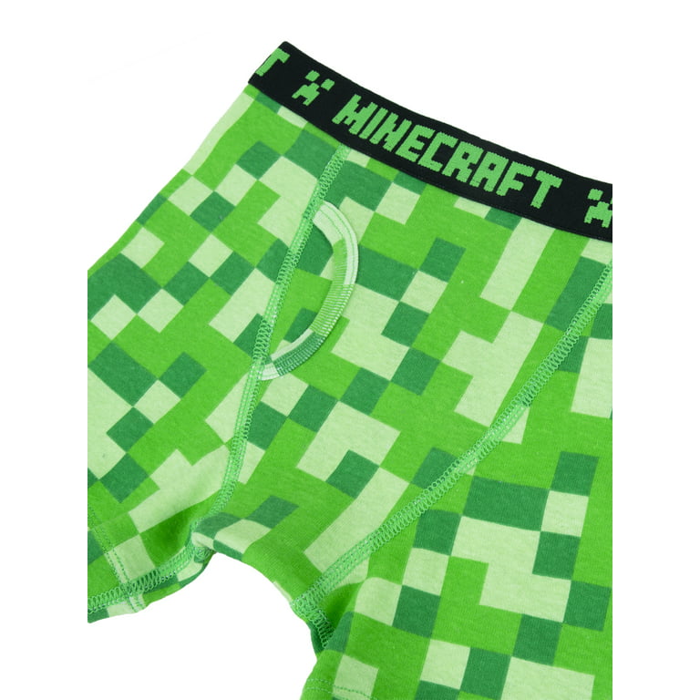 Minecraft Boys Gamer Boxer Briefs, 4-Pack, Sizes 4-14 - Walmart