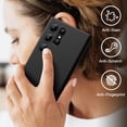 thumbnail image 7 of JETech Slim Fit Case for Samsung Galaxy S23 Ultra 5G 6.8-Inch, Soft TPU Thin Protective Phone Cover with Matte Finish, Shockproof (Black), 7 of 7