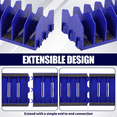thumbnail image 3 of Tool Box Organizer, 10 Slots Plier Organizer Rack with Nonslip Rubber Base, Extendable Plier Holder and Cutter Shelves,2 x Tool Box Organizer,Blue, 3 of 6