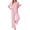 Soft Mist Pink, variant on MINTREUS Women's Pajama Set Short Sleeve Sleepwear Set Soft Two Piece Matching Set with Pockets