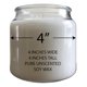 thumbnail image 3 of 2 Pack Unscented Candle Large Soy Wax, 3 of 3