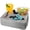 Gray, variant on Couch Cup Holder Pillow, Poedist Couch Cup Holder Tray! Keep Drinks Hand Reach and KeepTemp, Prevent Spills and Use Anywhere. Cup Holder for Couch, Bed, Car, Courtyard, Park, Beach. Black