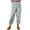 Gray, variant on Wyobmus Casual Sweatpants for Women Fashion Sripes Printed High Waist Drawstring Comfy Breathable Lounge Pajama Pants With Pockets Olive Green