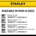 thumbnail image 4 of Cordones elásticos de lona de goma STANLEY S300431 negros, paquete de 40, 4 of 8