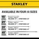 thumbnail image 4 of Cordones elásticos de lona de goma STANLEY S300421, 21, 40 unidades, color negro, 4 of 8