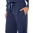 thumbnail image 5 of Celebrity Pink Women's Wide Leg Sweatpants with Wide Elastic Waist, Sizes XS-4X, 5 of 7