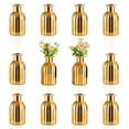 thumbnail image 1 of Juego de jarrones pequeños de cristal dorado Bud Vases NUPTIO, 12 unidades, para flores, 1 of 7