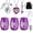 purple, variant on Cremation Urn Necklace for Ashes Set of 6- Small Cremation Urns for Human/Pet Keepsake Sharing Urns Memorial Ashes Holder-a Limb has Fallen from the Family Tree (6Pcs-Blue)