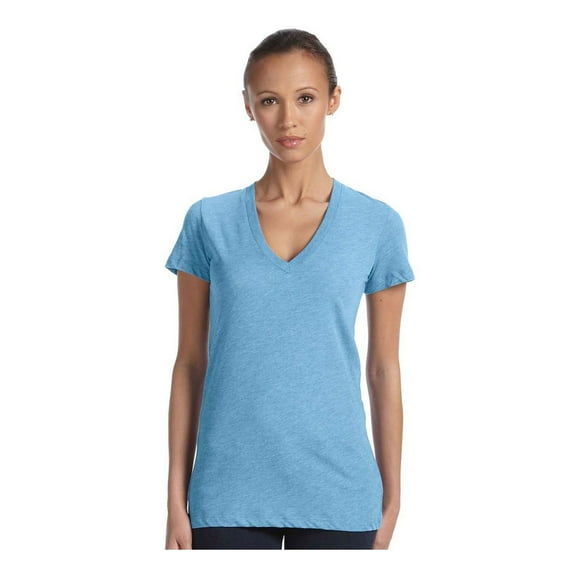 Bella Canvas Women's Tri Blend Deep V-Neck T-Shirt, Style B8435