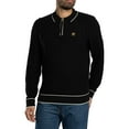 thumbnail image 2 of Fila Sully Longsleeved Polo Shirt, Black, 2 of 5