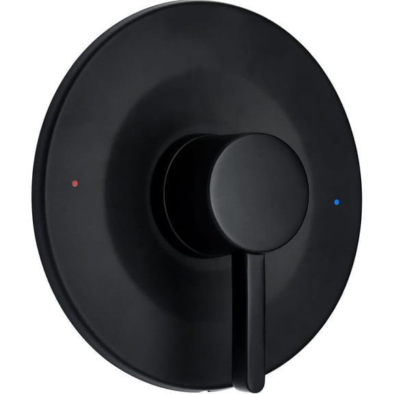 RVKXHD Matte Black Shower Trim Kit Compatible with Moen Posi-Temp Valve, Bathroom shower Lever Single-Handle faucet (Valve Not Included)