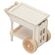 thumbnail image 2 of Mini Carrito De Comedor, Juego De Simulación Mini Carrito De Servicio De Comida Realista Para Niños Para Casa De Muñecas 1/12, 2 of 8