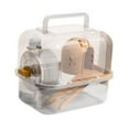 thumbnail image 2 of koolsoo Cage de Transport pour Hamster de Voyage Cochon d'Inde pour Gerbille Planeur Sucre Hamster Nain Style A orange, 2 of 9