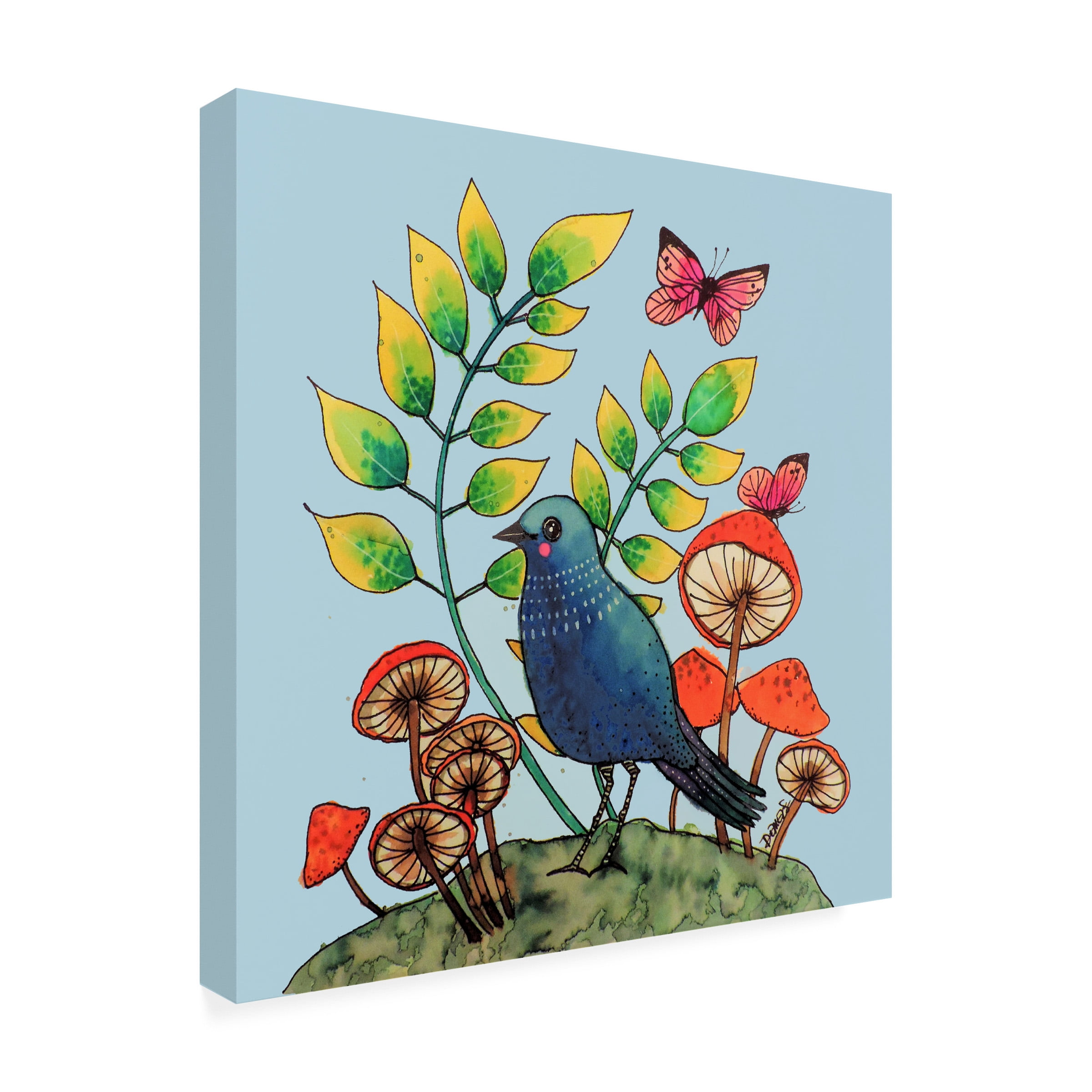 Sylvie Demers 'Decouvertes' Canvas Art