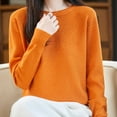 thumbnail image 5 of BLVB Sweaters for Women Lightweight Cozy Pullover Tops Long Sleeve Dressy Casual Shirts Crewneck Fashion Clothing Fall Outfits, 5 of 5