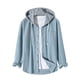 thumbnail image 1 of pstuiky mangas largas para hombre, Top de color liso para niños, top informal con capucha, top de manga larga con capucha camisetas de hombre l, 1 of 7