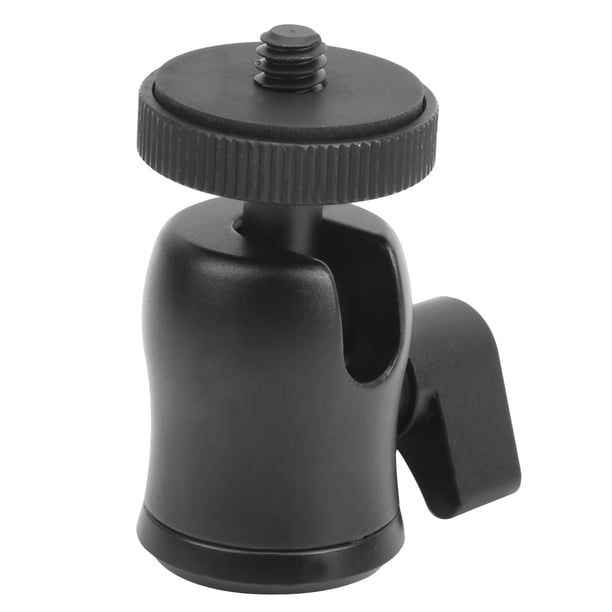 Cabezal esférico para fotografía, cabezal esférico pequeño de aluminio con tornillo de 1/4 pulg. Cabezal esférico de valor excepcional