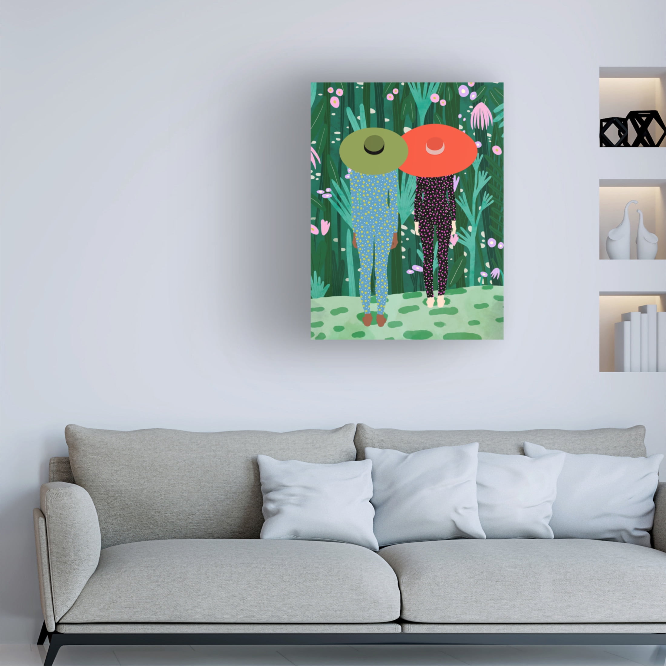 Trademark Fine Art Jota de jai Jungle Pijamas Canvas Wall Art