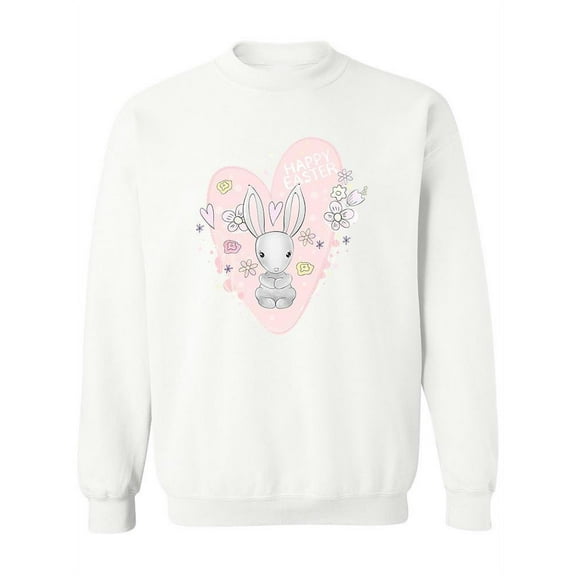 Cute Easter Bunny . Sweatshirt Women -Image by Shutterstock, Female 3X-Large
