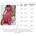 thumbnail image 4 of ZOELNIC Womens Floral Summer Dress Casual Wrap V Neck Short Sleeve Belted Beach Bohemian Maxi Dress, L, 4 of 4