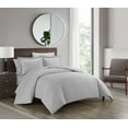 thumbnail image 6 of Chic Home Laurel Duvet Cover Set Graphic Herringbone Pattern Print Design Bed In A Bag Bedding - Sheets Pillowcases Pillow Shams Included - 7 Piece - Grey, 6 of 6
