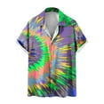 thumbnail image 1 of Camisas de Manga Larga para Hombres Blusa Cómoda de Cuello de Impresión, Camisa Casual de Poliéster para Uso Diario, de Fiesta Y de Primavera de Verano, 1 of 5
