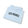 thumbnail image 4 of Des Moines IA Iowa Hometown Moving Away Hoodie, Gifts, Hooded Sweatshirt, 4 of 4