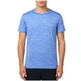 thumbnail image 3 of VBTAPA Mens Short Sleeve Workout Shirts Lightweight Moisture Wicking Athletic Running Tops Solid Color Crew Neck T-shirt Sky Blue XL, 3 of 6