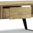 thumbnail image 5 of Simpli Home Lowry SOLID MANGO WOOD and Metal 48 inch Wide Rectangle Modern Industrial Coffee Table in Natural, 5 of 10