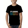 thumbnail image 1 of Camiseta con estampado divertido de la tabla periódica "Science Brothers": suave, transpirable, de manga corta y cuello redondo para jóvenes, ideal para todas las estaciones., 1 of 4