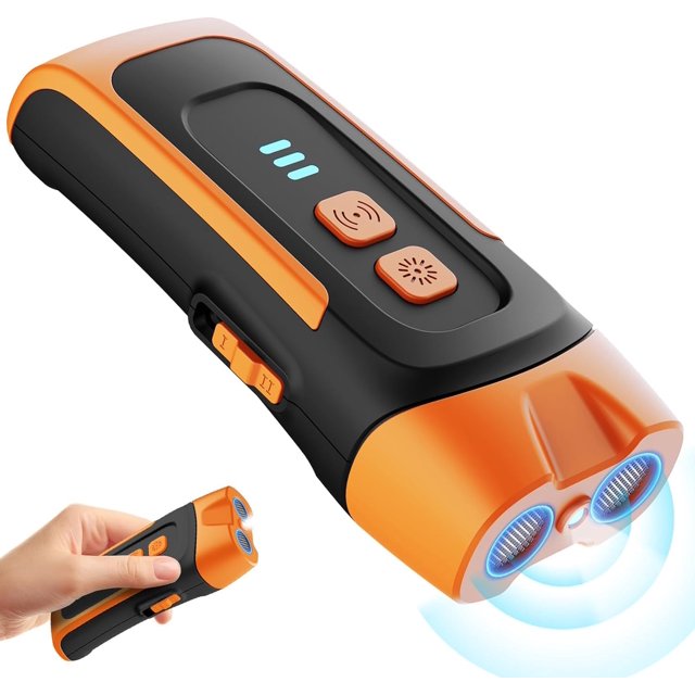 Dog Barking Deterrent Devices - 3 Modes Anti Barking Device for Dogs - 33FT Dog Bark Stopper Indoor Outdoor Rechargeable Stop Barking Automatic No More Dog Bark Control