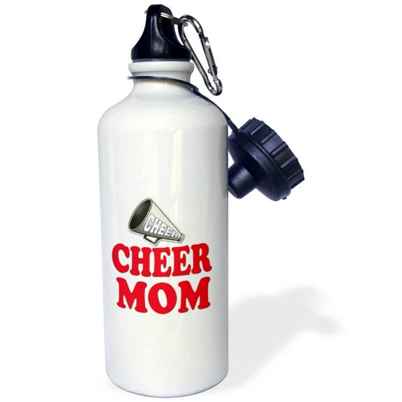 3dRose, Cheer Mom., 21 oz Sports Water Bottle