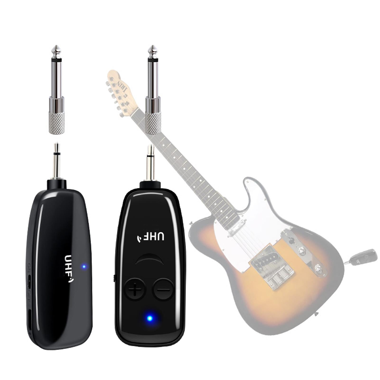 UHF Wireless Guitar System Transmitter Receiver Electric Guitar Music