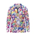 thumbnail image 2 of Uorisanigo Easter Bunny Women's Long Sleeve Golf Shirt Soft Casual Women's Dry-Fit Golf Polo Shirts Comfortable Outing Wear for Workout Sports Size XS, 2 of 7