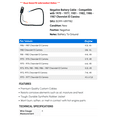 thumbnail image 2 of Negative Battery Cable - Compatible with 1970 - 1977, 1981 - 1982, 1986 - 1987 Chevy El Camino 1971 1972 1973 1974 1975 1976, 2 of 2