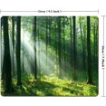 thumbnail image 4 of Rectangle Misty Green Tree Forest Mouse Pad PremiumTextured Custom Mouse Mat Design Washable Lycra Cloth with NonSlip Rubber Base Personalized for Wireless Mouse Use, 4 of 4