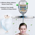 thumbnail image 4 of Filtro de ducha antical Universal 15 etapas suavizante de agua eficaz alta presión con vitamina C agua blanda elimina cloro, fluoruro y sedimentos de metales pesados, 4 of 5