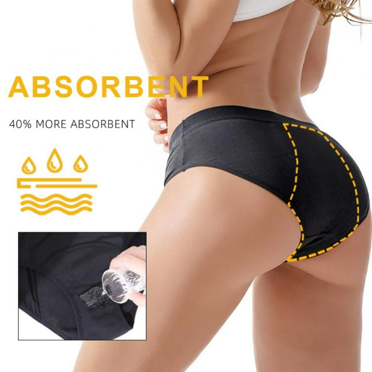 Menstrual Panties For Women Period Underwear 4 Layer Plus Size Heavy Flow  Absorbency Leakproof Physiological Sanitary Lingerie