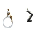 thumbnail image 1 of Figura abstracta de resina de una niña pensativa, estatua de mujer, escultura de escalera, artesanía, estantería, centro de mesa, dormitorio, objetos, 1 of 8