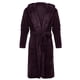 thumbnail image 2 of Batas Prolriy para mujer, bata de baño con capucha, ligera, suave y de felpa, larga, de franela, para dormir, bata de baño con capucha, larga y cálida, color morado, talla XL, 2 of 4