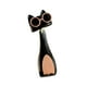 thumbnail image 3 of Lámpara de noche con forma de gato, accesorios de luz nocturna, lámpara ajustable, adorno de figura de gato para Negro, 3 of 9