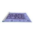 thumbnail image 2 of Ahgly Company Machine Washable Indoor Rectangle Oriental Blue Traditional Area Rugs, 2' x 3', 2 of 4