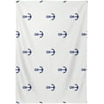 thumbnail image 6 of Coolnut 60"x120" Blue Anchors On Ivory Tablecloth Modern Table Cover for Home Decoration, Spill Proof Cloth Washable for Dinner Picnic, 6 of 6