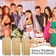 thumbnail image 5 of 100 Sets Wedding Favors Gift, Elegant Pens with Exquisite Metal Accents and Thank You Cards for Guests Bridal Shower, Wedding Pens Gifts for Wedding Helpers as Souvenirs, 5 of 5