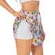 thumbnail image 1 of Balery Pineapple And Leaves Pantalones cortos deportivos para mujer con forro y dos bolsillos, elásticos, para entrenamiento, gimnasio, yoga-Large, 1 of 7