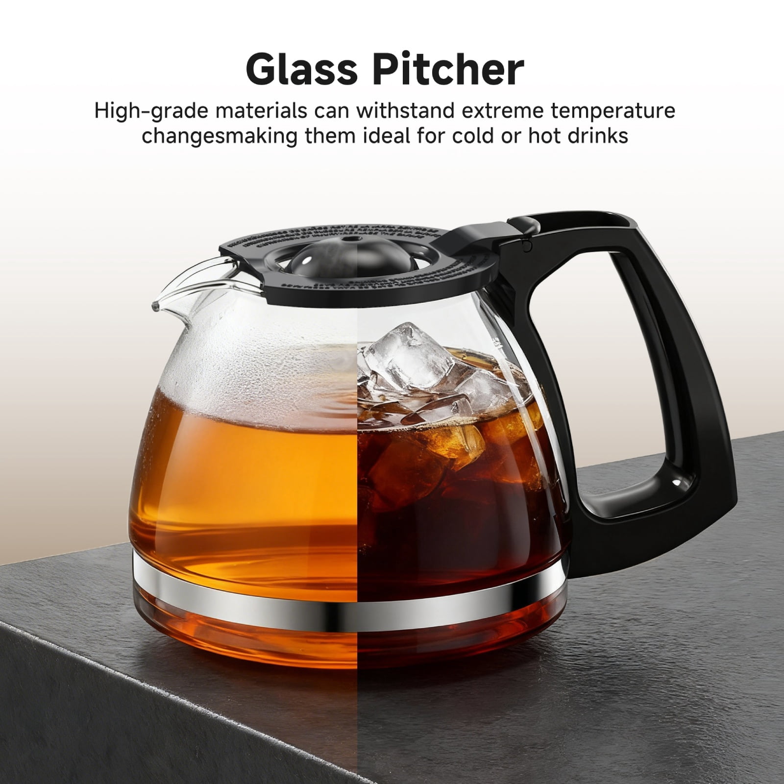 5 Cup Programmable Drip Coffee Maker with Auto Shut-Off Function and Reusable Washable Water Filter Small Coffee Machine for Apartment