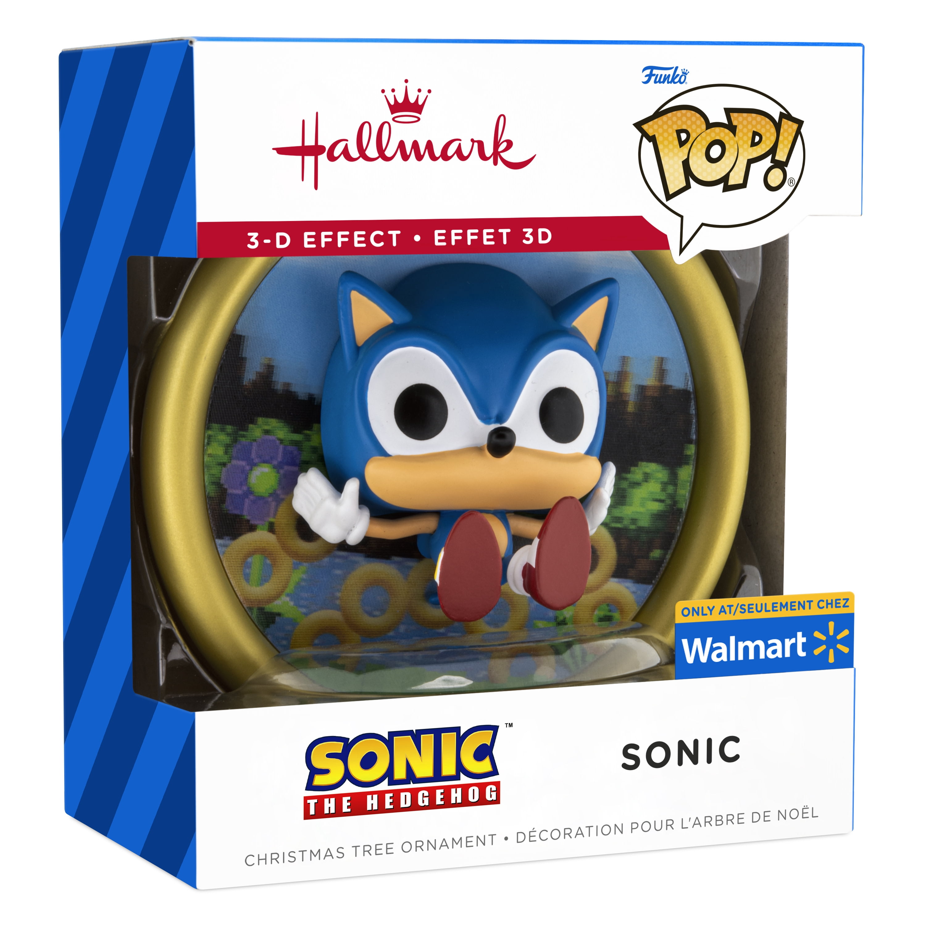 Hallmark Ornament (Sonic the Hedgehog Funko POP! With Lenticular), 1 Count